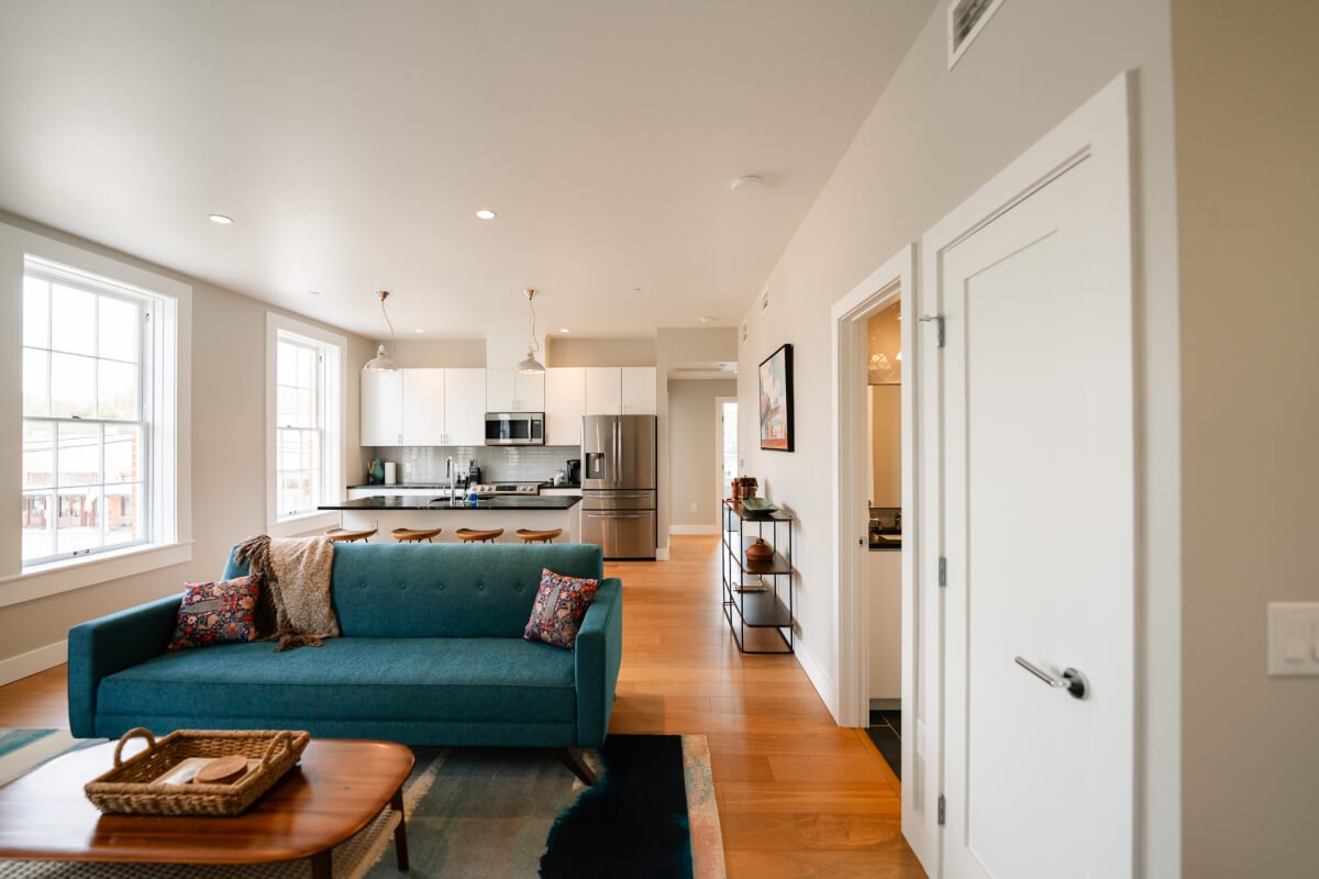 Coupe loft: Living Room and Kitchen